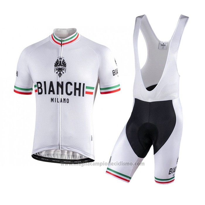 2021 Abbigliamento Ciclismo Bianchi Verde Manica Corta e Salopette